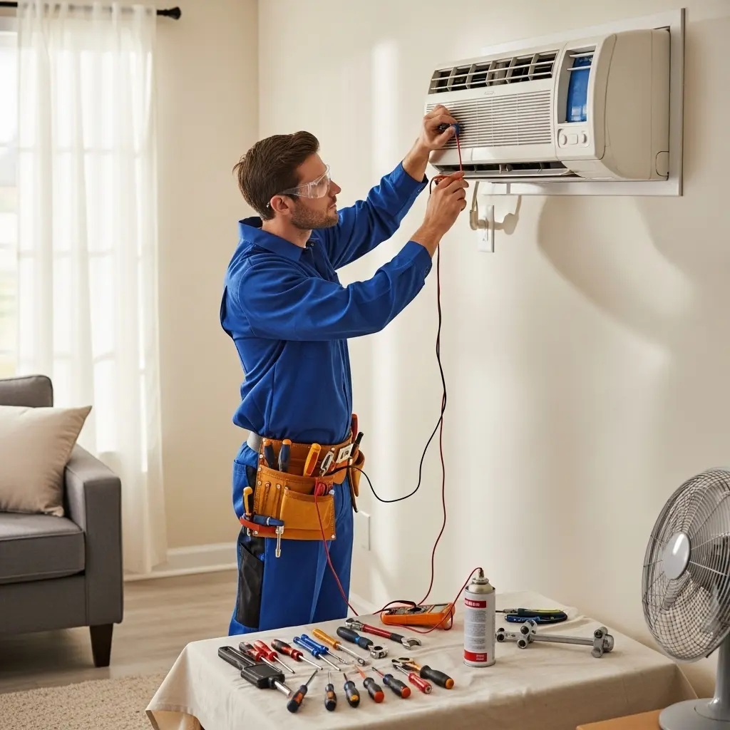 Kula Kumtel Kumtel klima gaz dolumu ve bakım – Enerji verimliliği artırıldı. - Teknik servis örneği